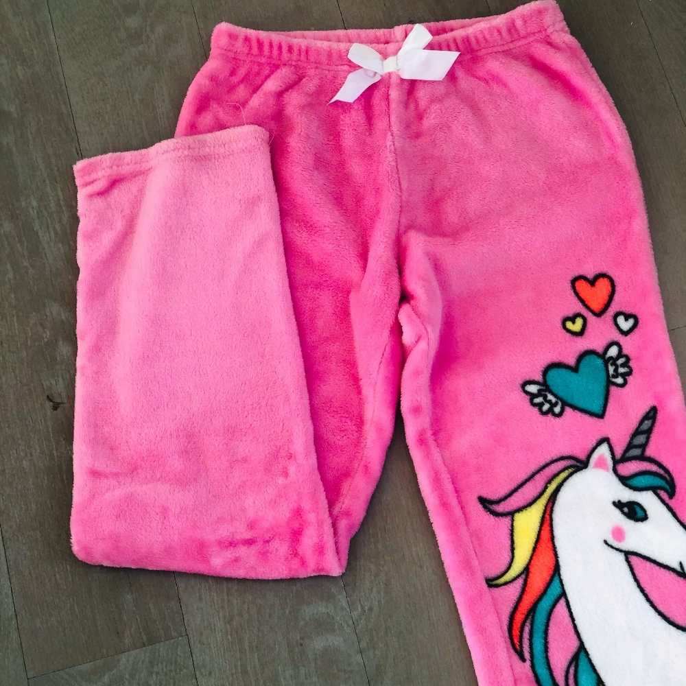 Fluffy unicorn pjs.
